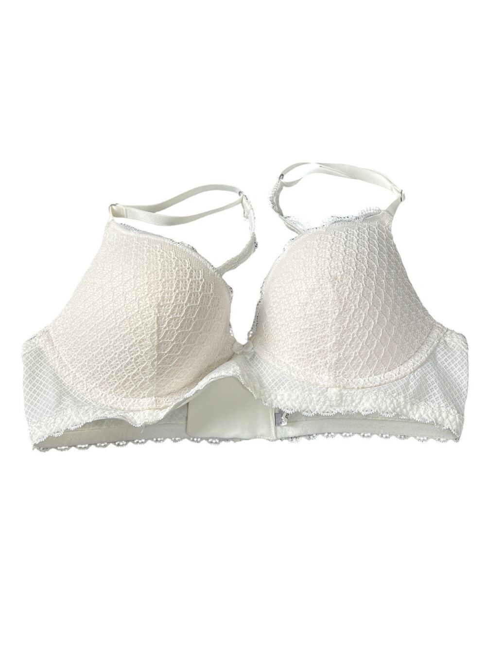 Aerie Lace White Bra Adjustable Sizing *Dimensions In Picture*
